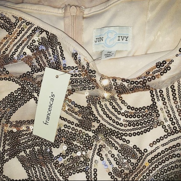 Jun & Ivy sequin mini skirt from Francesca’s - Picture 3 of 3